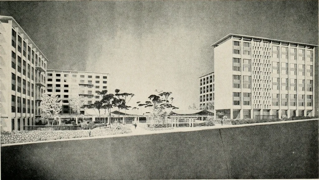 An illustration from Architect and engineer, 1905, leaf 68