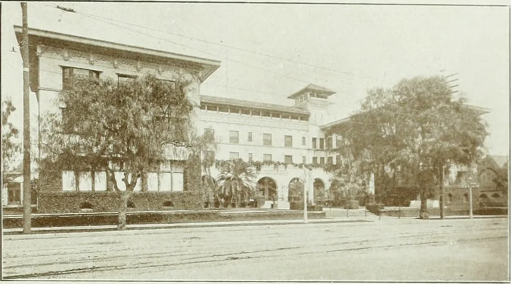 An illustration from The Architect & engineer of California and the Pacific Coast, 1905, leaf 108