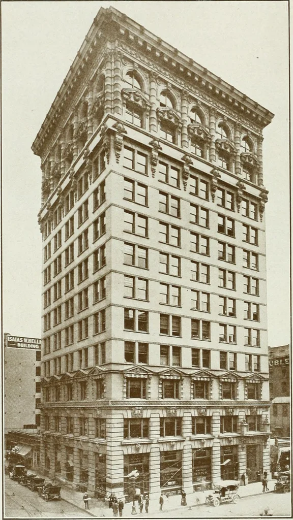 An illustration from The Architect & engineer of California and the Pacific Coast, 1905, leaf 109