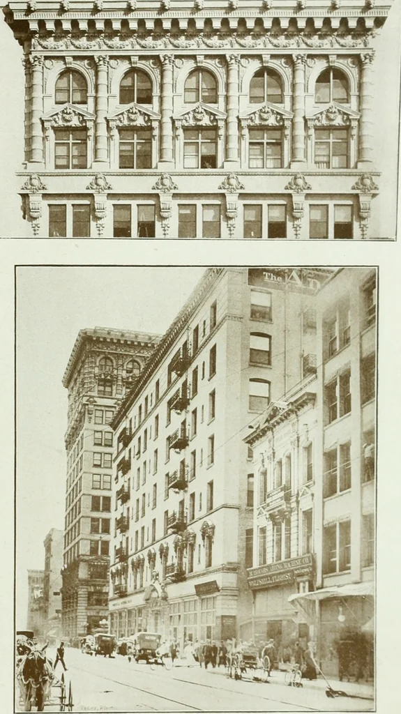 An illustration from The Architect & engineer of California and the Pacific Coast, 1905, leaf 110