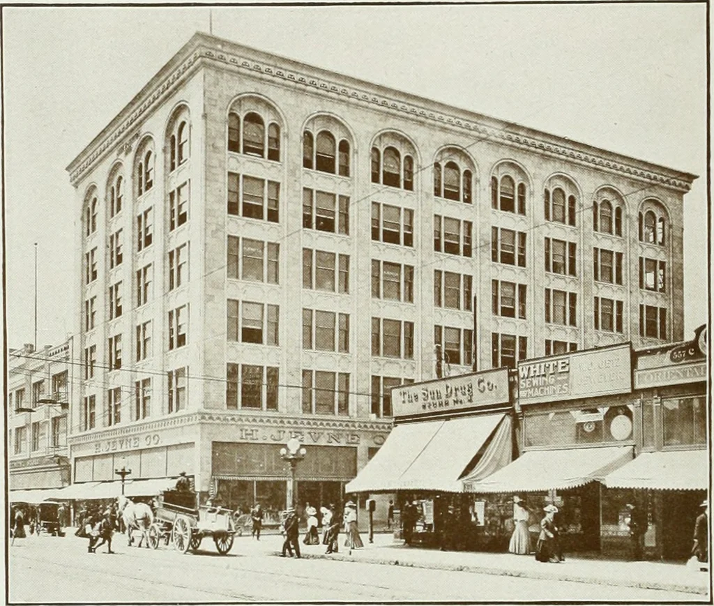 An illustration from The Architect & engineer of California and the Pacific Coast, 1905, leaf 127