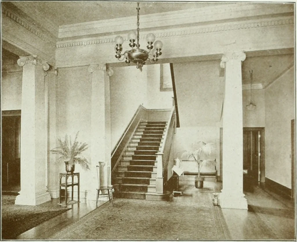 An illustration from The Architect & engineer of California and the Pacific Coast, 1905, leaf 128