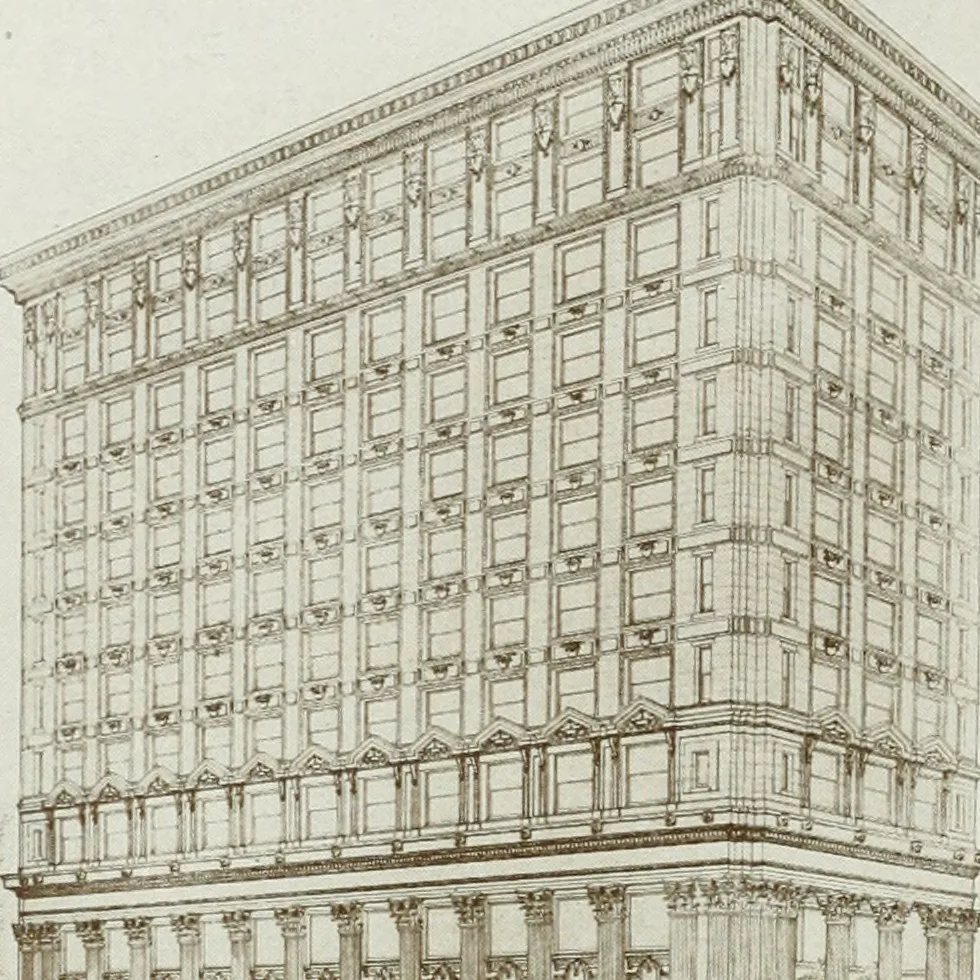 An illustration from The Architect & engineer of California and the Pacific Coast, 1905, leaf 129