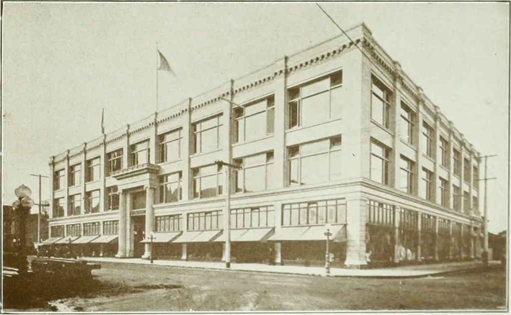 An illustration from The Architect & engineer of California and the Pacific Coast, 1905, leaf 130
