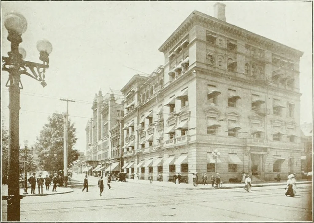 An illustration from The Architect & engineer of California and the Pacific Coast, 1905, leaf 134