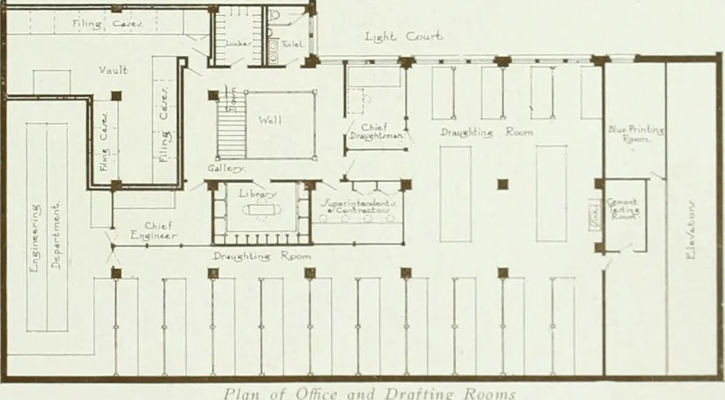 An illustration from The Architect & engineer of California and the Pacific Coast, 1905, leaf 142