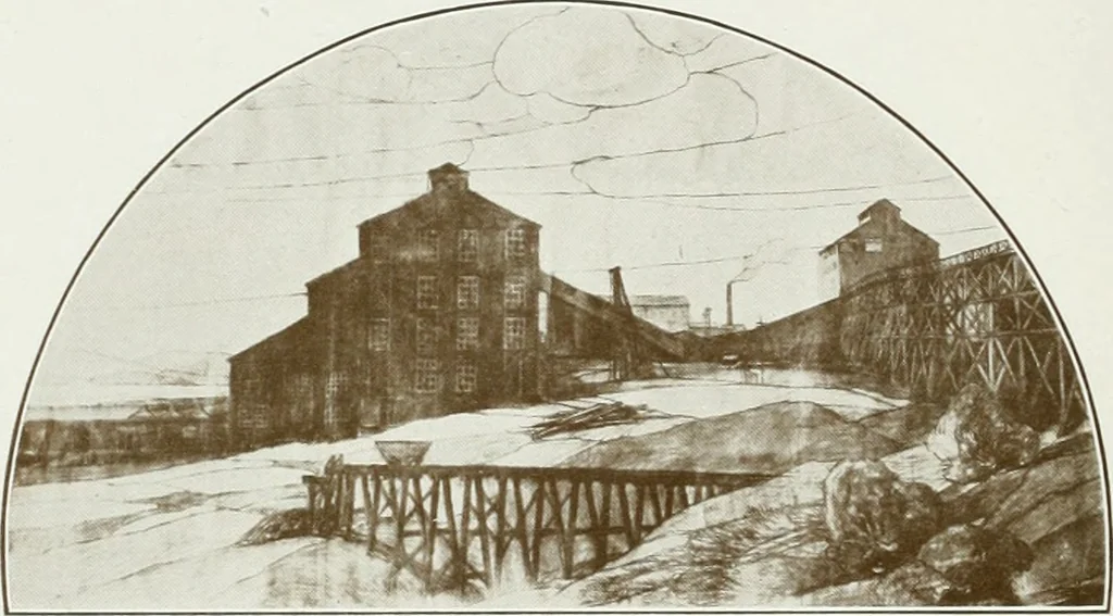 An illustration from The Architect & engineer of California and the Pacific Coast, 1905, leaf 149