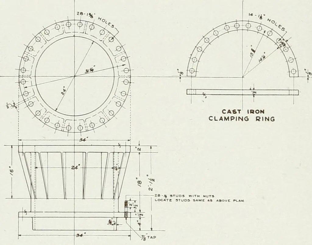 An illustration from The Architect & engineer of California and the Pacific Coast, 1905, leaf 161