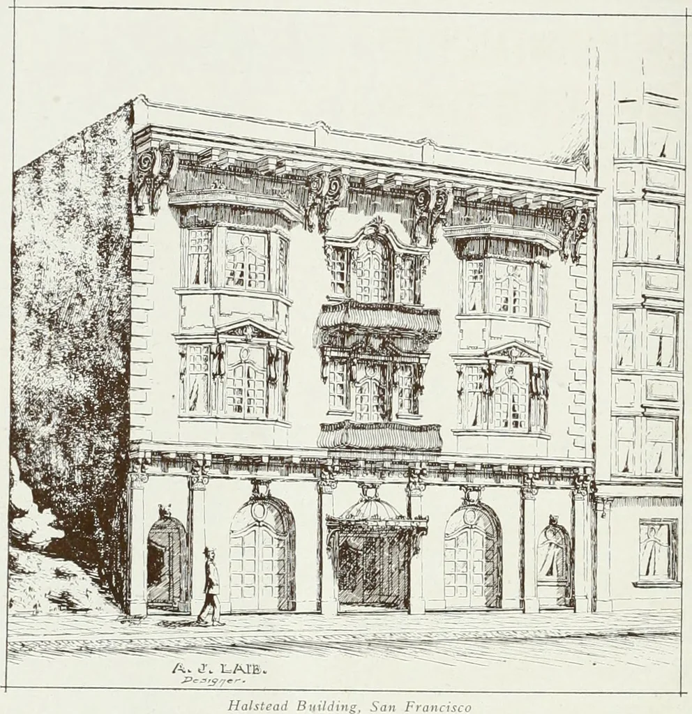 An illustration from The Architect & engineer of California and the Pacific Coast, 1905, leaf 193