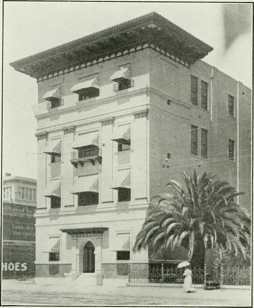 An illustration from The Architect & engineer of California and the Pacific Coast, 1905, leaf 207