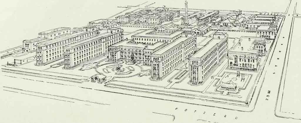 An illustration from The Architect & engineer of California and the Pacific Coast, 1905, leaf 251