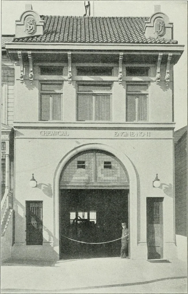 An illustration from The Architect & engineer of California and the Pacific Coast, 1905, leaf 255