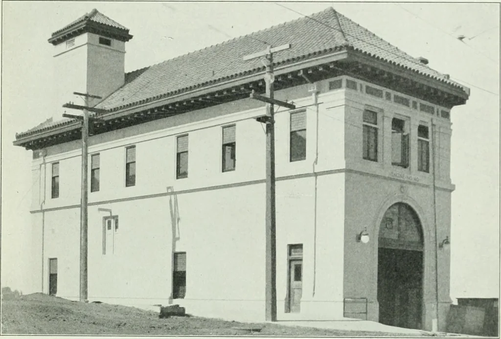 An illustration from The Architect & engineer of California and the Pacific Coast, 1905, leaf 260