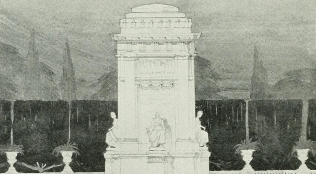 An illustration from The Architect & engineer of California and the Pacific Coast, 1905, leaf 261