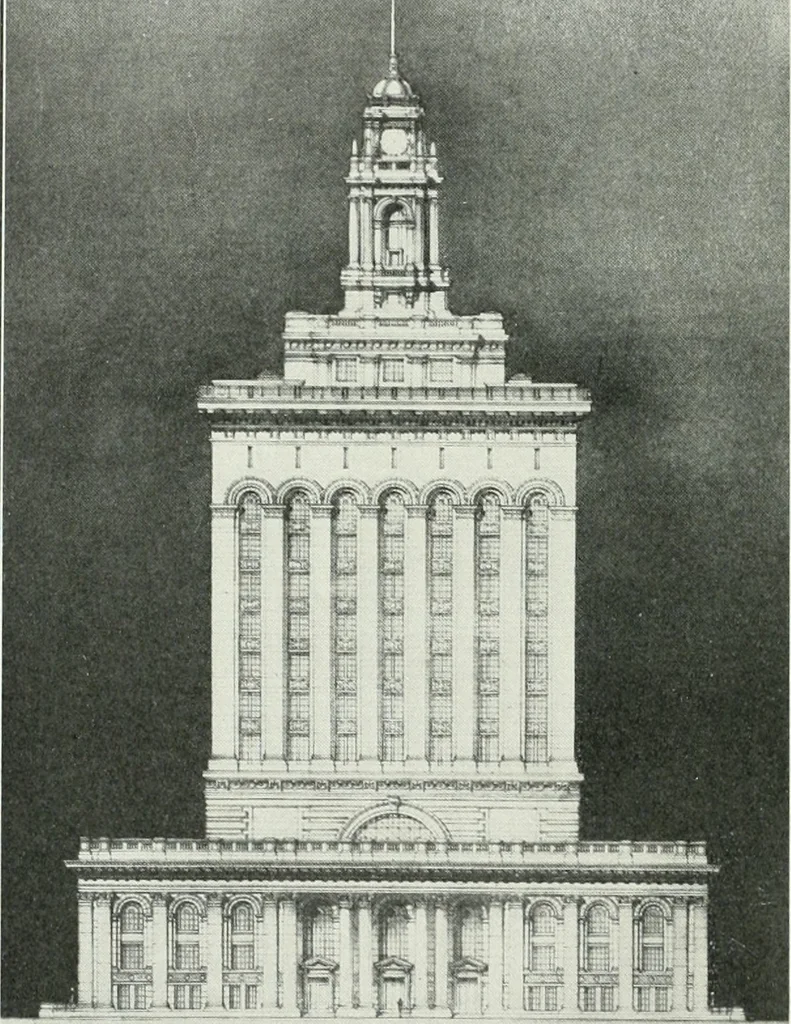 An illustration from The Architect & engineer of California and the Pacific Coast, 1905, leaf 29