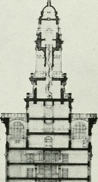 An illustration from The Architect & engineer of California and the Pacific Coast, 1905, leaf 31