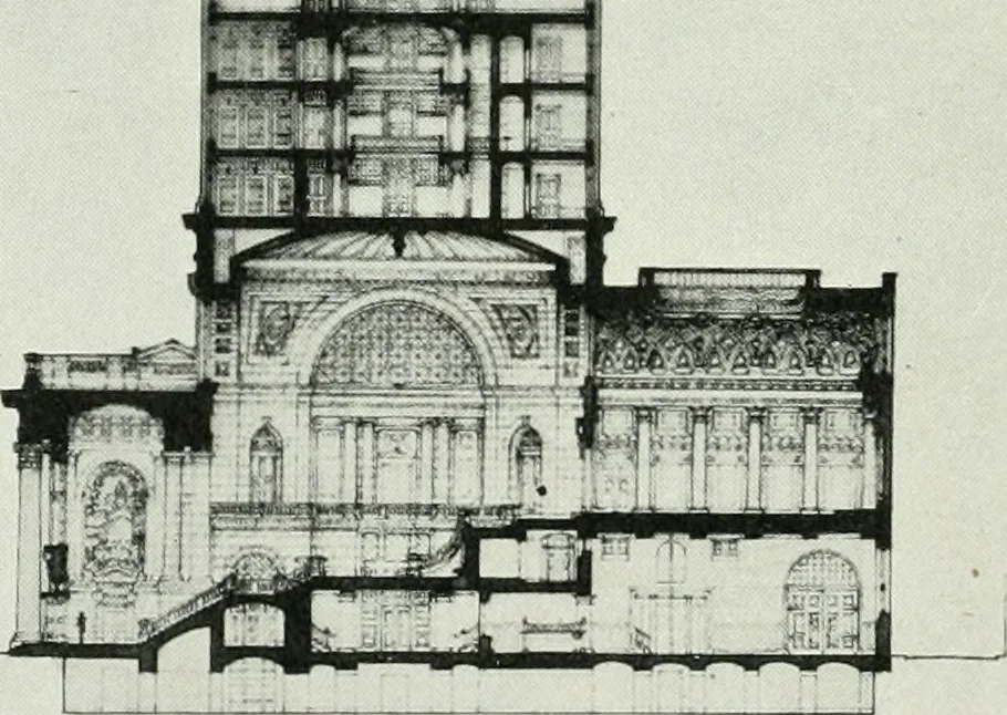 An illustration from The Architect & engineer of California and the Pacific Coast, 1905, leaf 31