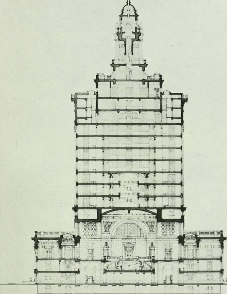 An illustration from The Architect & engineer of California and the Pacific Coast, 1905, leaf 32