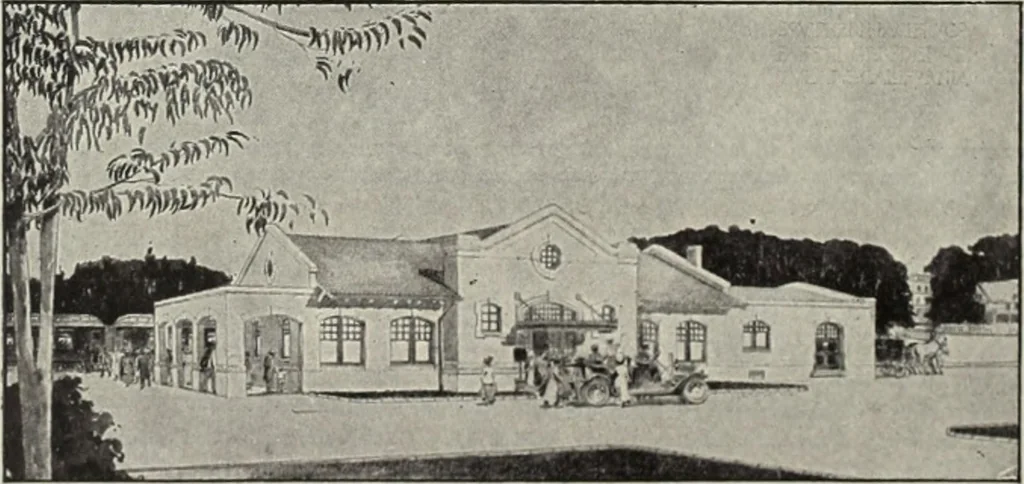 An illustration from The Architect & engineer of California and the Pacific Coast, 1905, leaf 115
