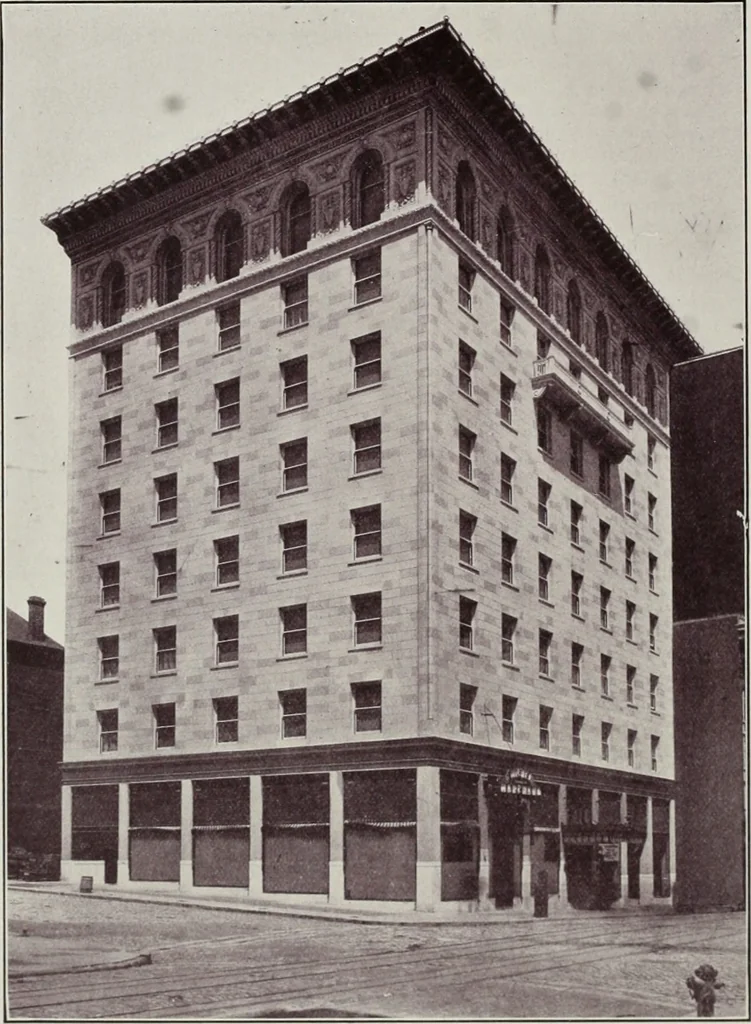 An illustration from The Architect & engineer of California and the Pacific Coast, 1905, leaf 199