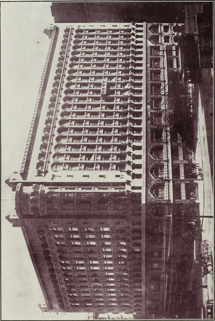 An illustration from The Architect & engineer of California and the Pacific Coast, 1905, leaf 201