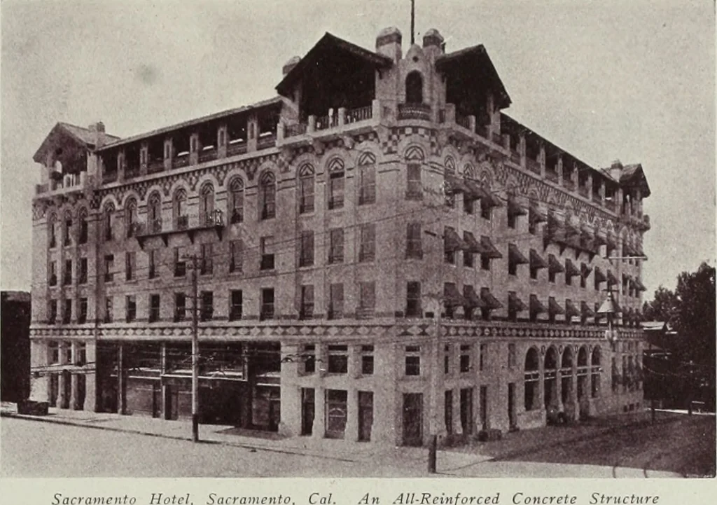 An illustration from The Architect & engineer of California and the Pacific Coast, 1905, leaf 214