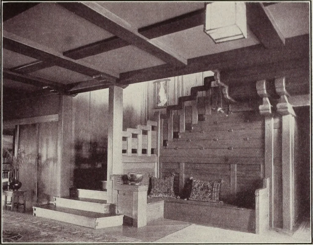 An illustration from The Architect & engineer of California and the Pacific Coast, 1905, leaf 252
