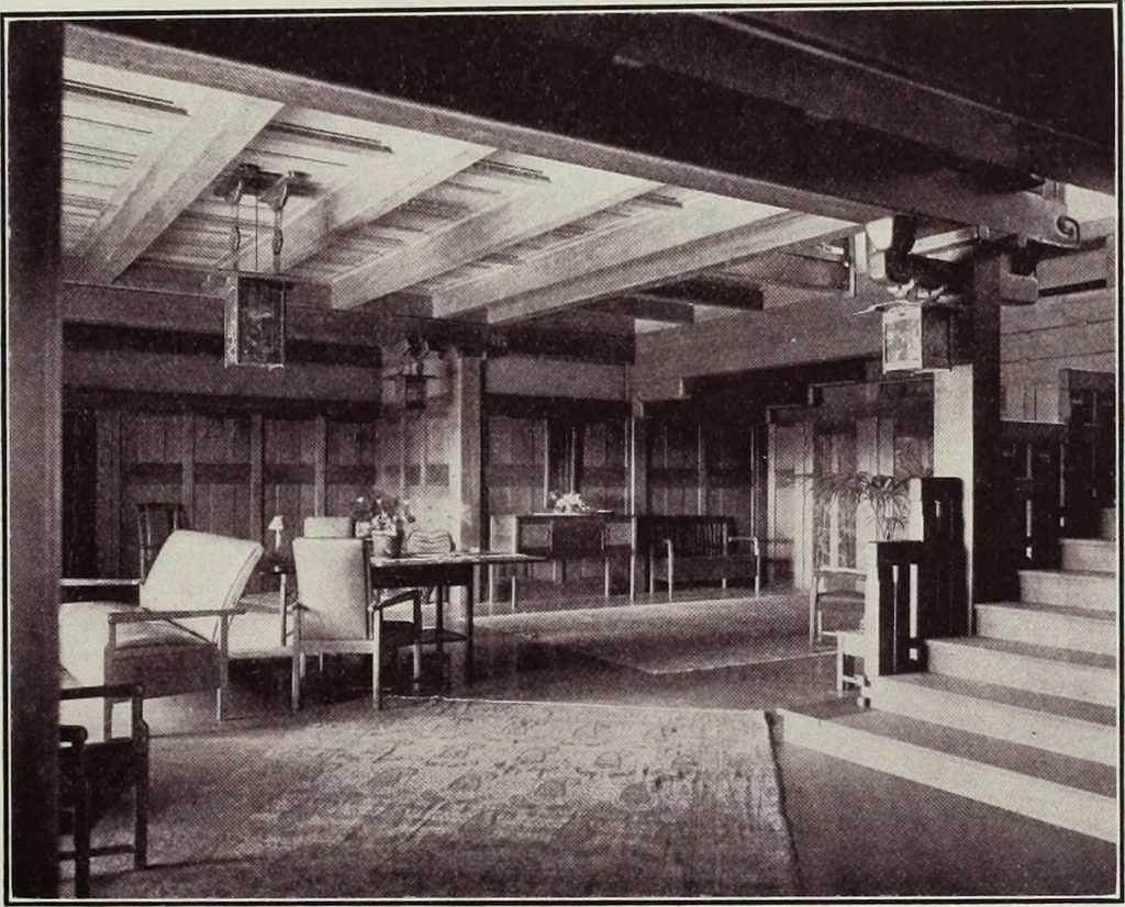 An illustration from The Architect & engineer of California and the Pacific Coast, 1905, leaf 252