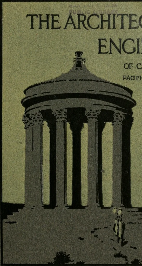 An illustration from The Architect & engineer of California and the Pacific Coast, 1905, leaf 310