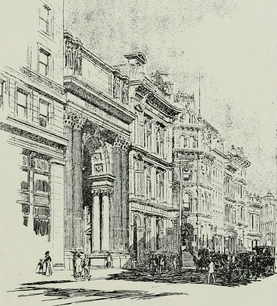 An illustration from The Architect & engineer of California and the Pacific Coast, 1905, leaf 348