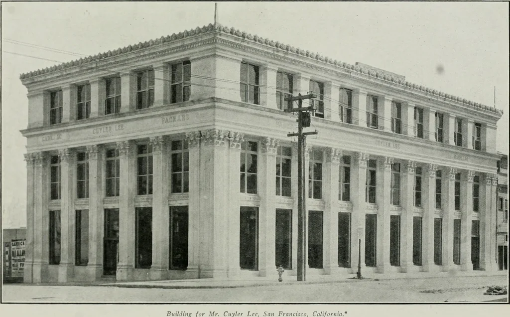 An illustration from The Architect & engineer of California and the Pacific Coast, 1905, leaf 375