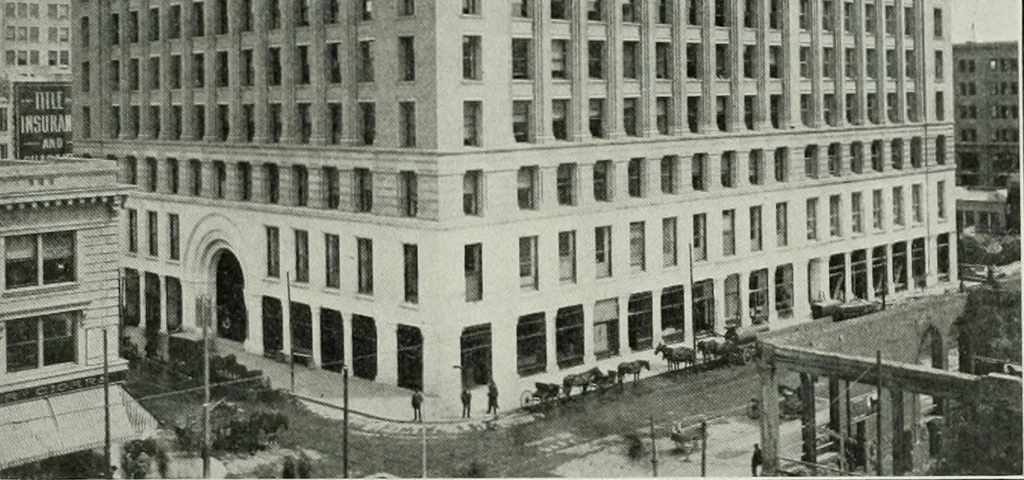 An illustration from The Architect & engineer of California and the Pacific Coast, 1905, leaf 376