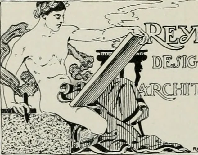 An illustration from The Architect & engineer of California and the Pacific Coast, 1905, leaf 419