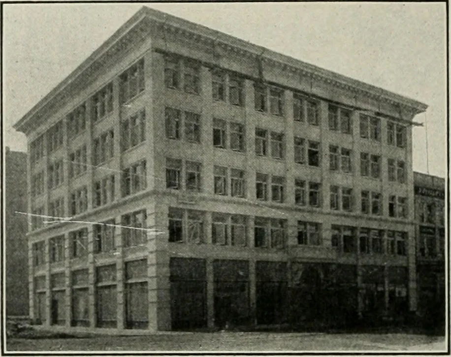 An illustration from The Architect & engineer of California and the Pacific Coast, 1905, leaf 455