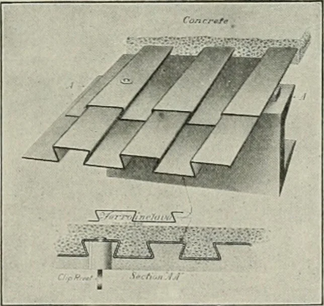 An illustration from The Architect & engineer of California and the Pacific Coast, 1905, leaf 458