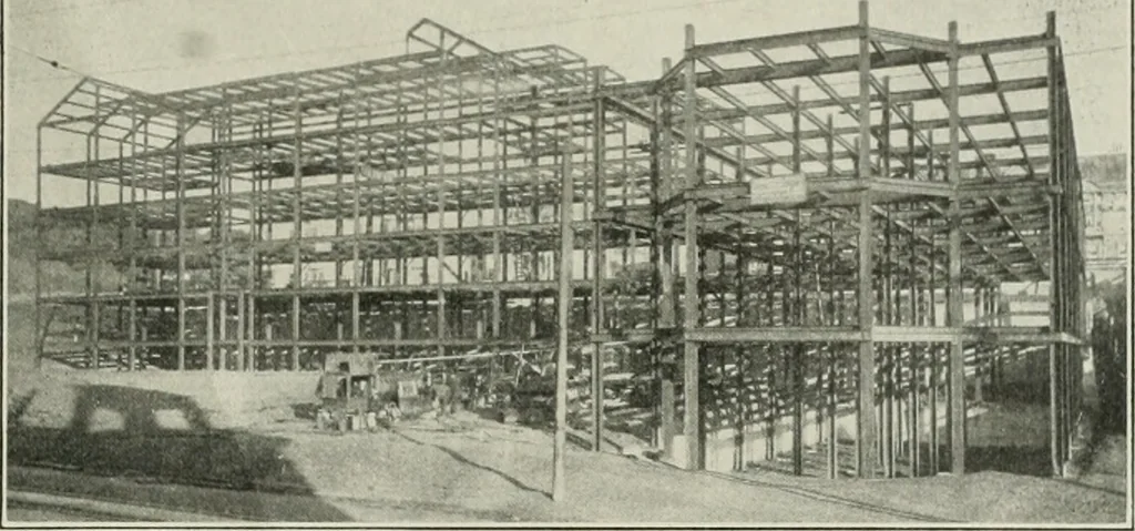 An illustration from The Architect & engineer of California and the Pacific Coast, 1905, leaf 460