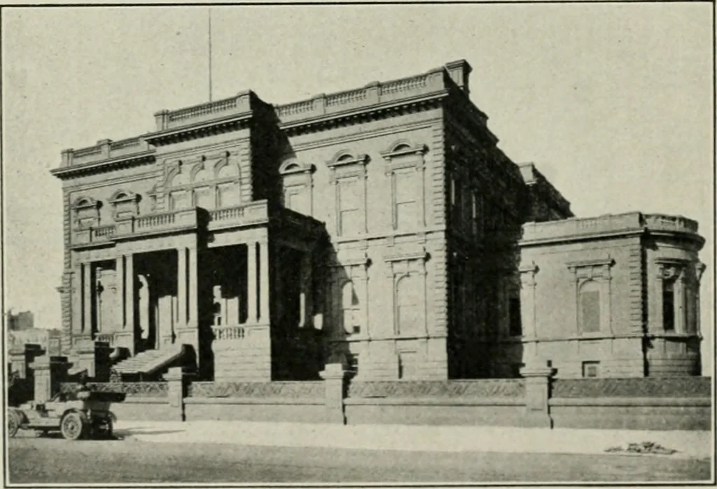 An illustration from The Architect & engineer of California and the Pacific Coast, 1905, leaf 467