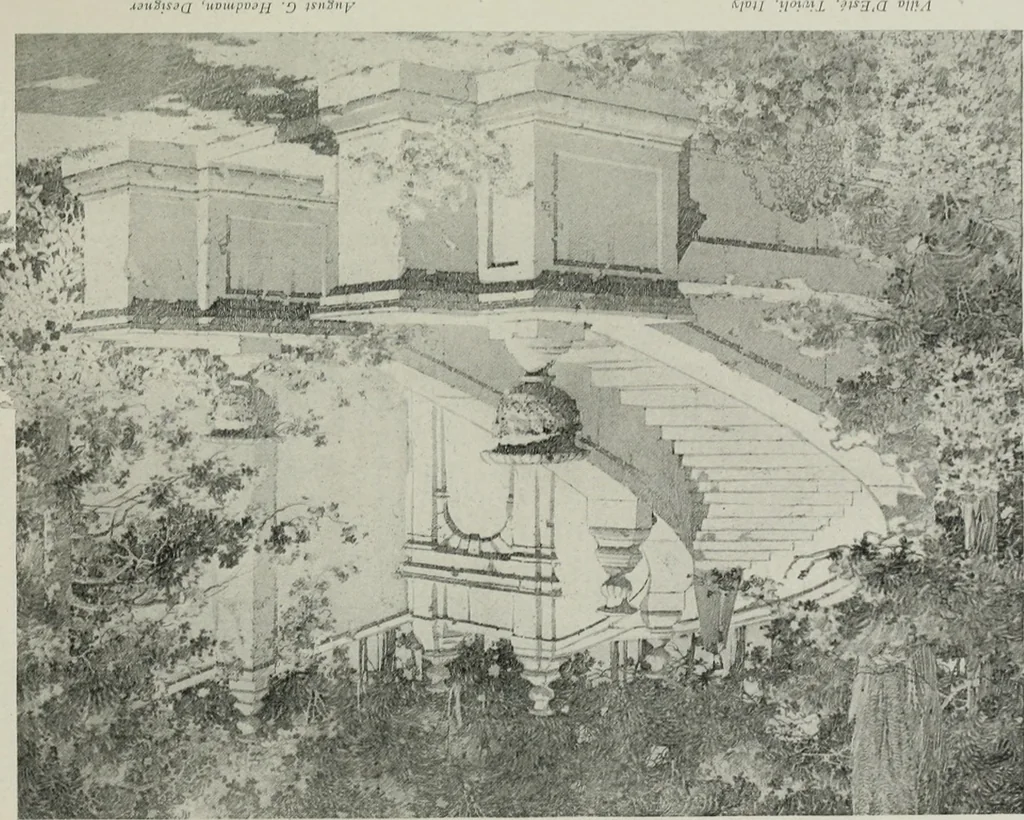 An illustration from The Architect & engineer of California and the Pacific Coast, 1905, leaf 101