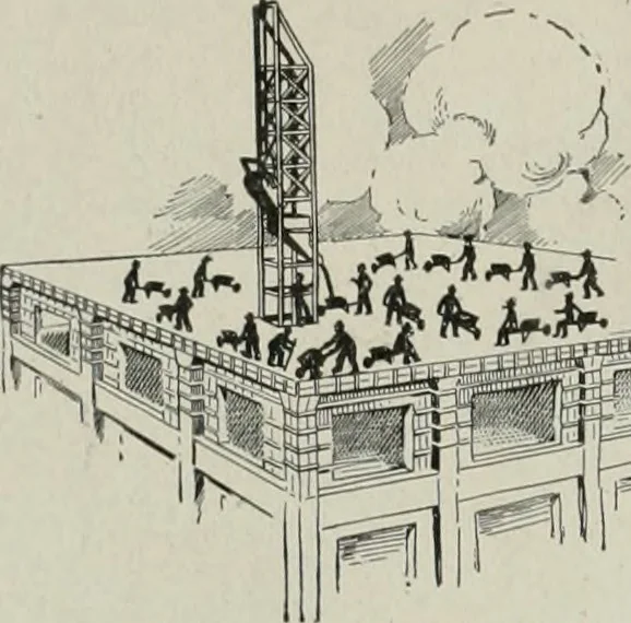 An illustration from The Architect & engineer of California and the Pacific Coast, 1905, leaf 11