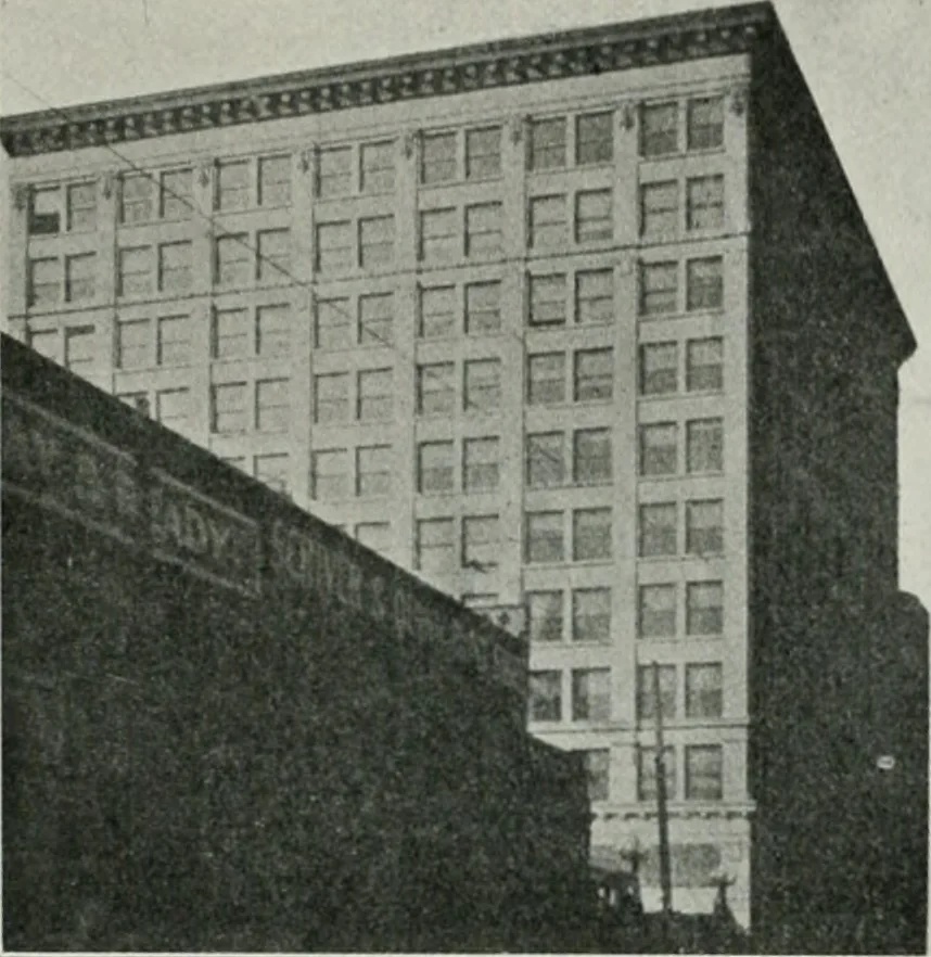 An illustration from The Architect & engineer of California and the Pacific Coast, 1905, leaf 154
