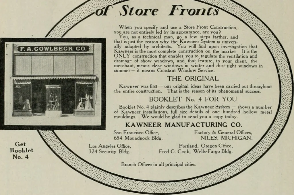 An illustration from The Architect & engineer of California and the Pacific Coast, 1905, leaf 161