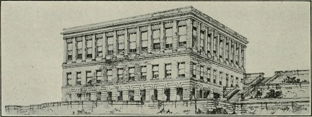 An illustration from The Architect & engineer of California and the Pacific Coast, 1905, leaf 179
