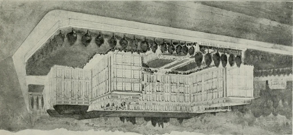 An illustration from The Architect & engineer of California and the Pacific Coast, 1905, leaf 197