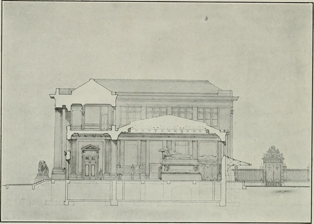 An illustration from The Architect & engineer of California and the Pacific Coast, 1905, leaf 203