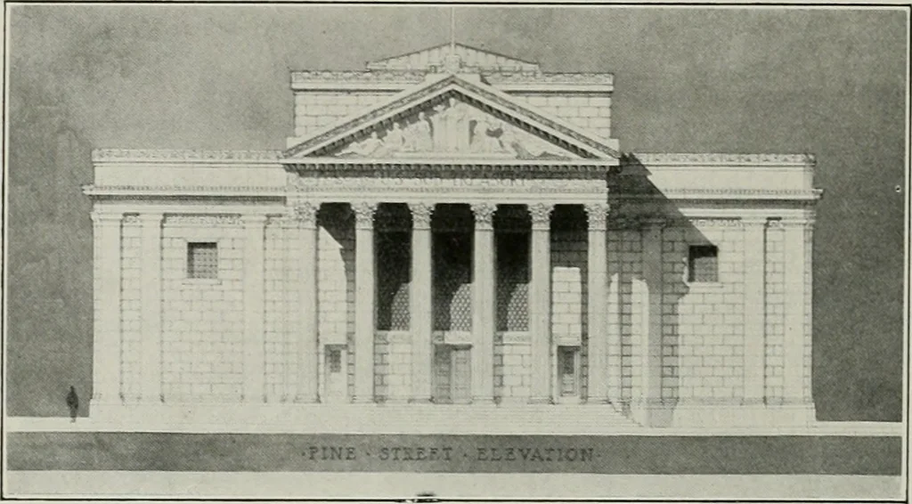 An illustration from The Architect & engineer of California and the Pacific Coast, 1905, leaf 205