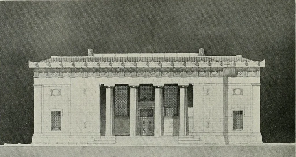 An illustration from The Architect & engineer of California and the Pacific Coast, 1905, leaf 207