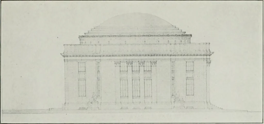 An illustration from The Architect & engineer of California and the Pacific Coast, 1905, leaf 210