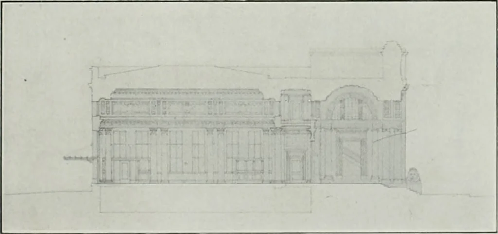 An illustration from The Architect & engineer of California and the Pacific Coast, 1905, leaf 212