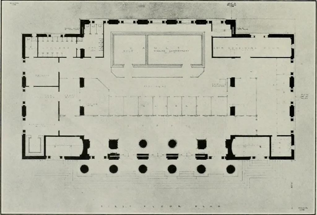 An illustration from The Architect & engineer of California and the Pacific Coast, 1905, leaf 213