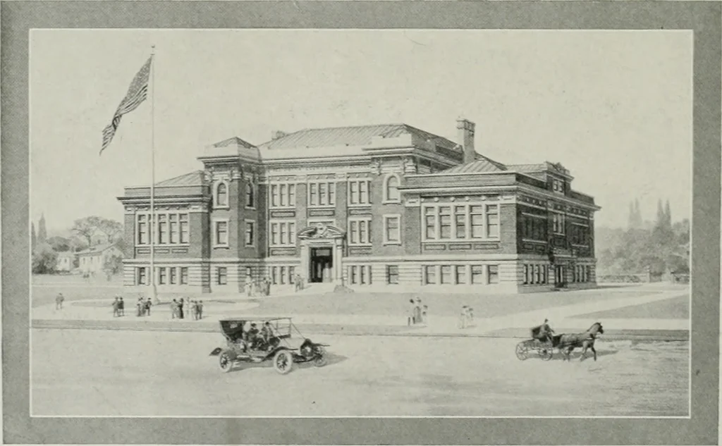 An illustration from The Architect & engineer of California and the Pacific Coast, 1905, leaf 223